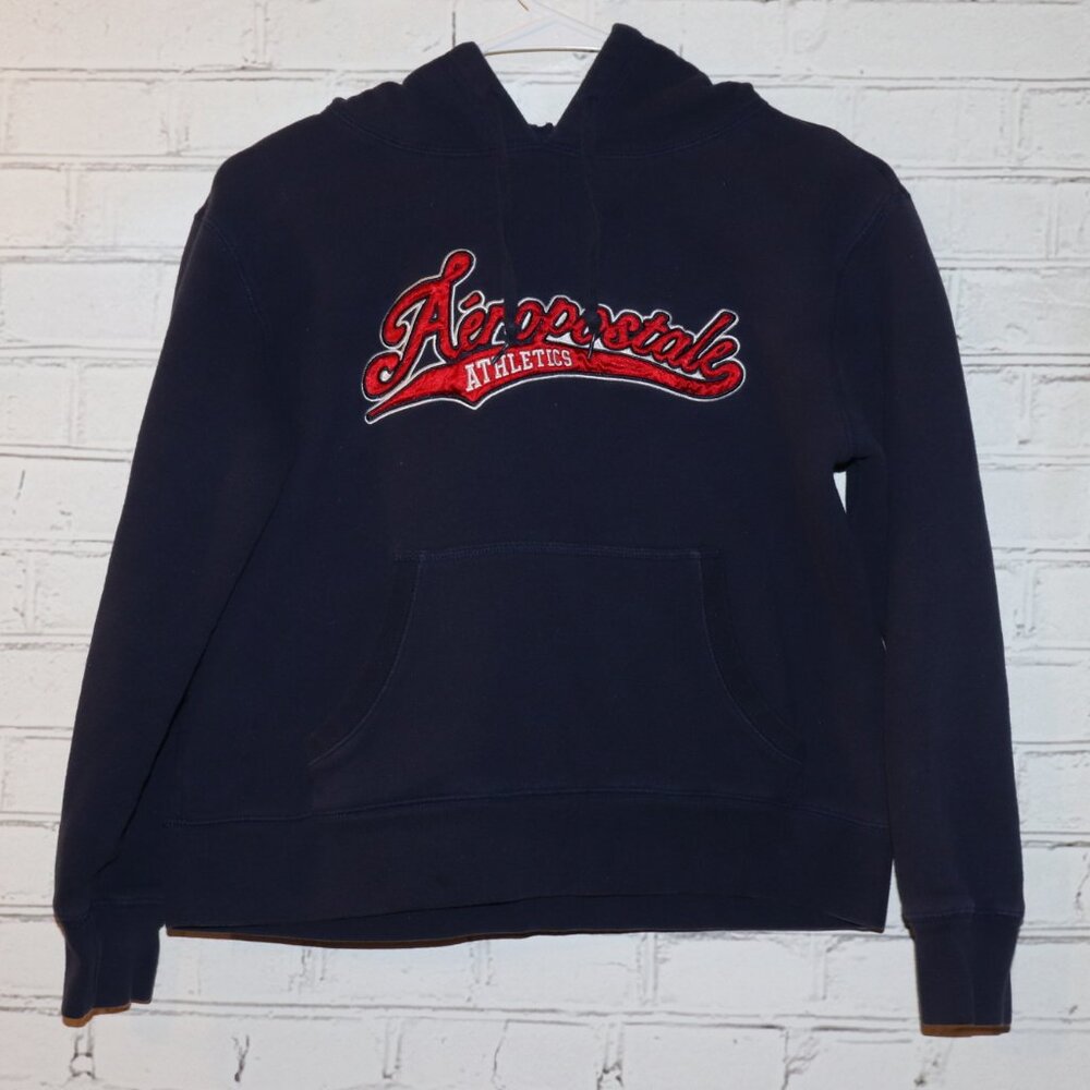 🧢🖤 Aeropostale Athletics Hoodie · Size Small (Tomboy Fit)